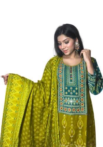 Olive Salwar Set